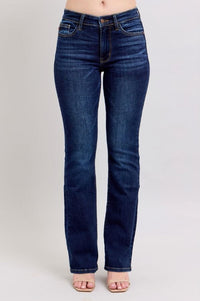 Judy Blue Mid Rise Dark Wash Bootcut Jeans Jeans Judy Blue 