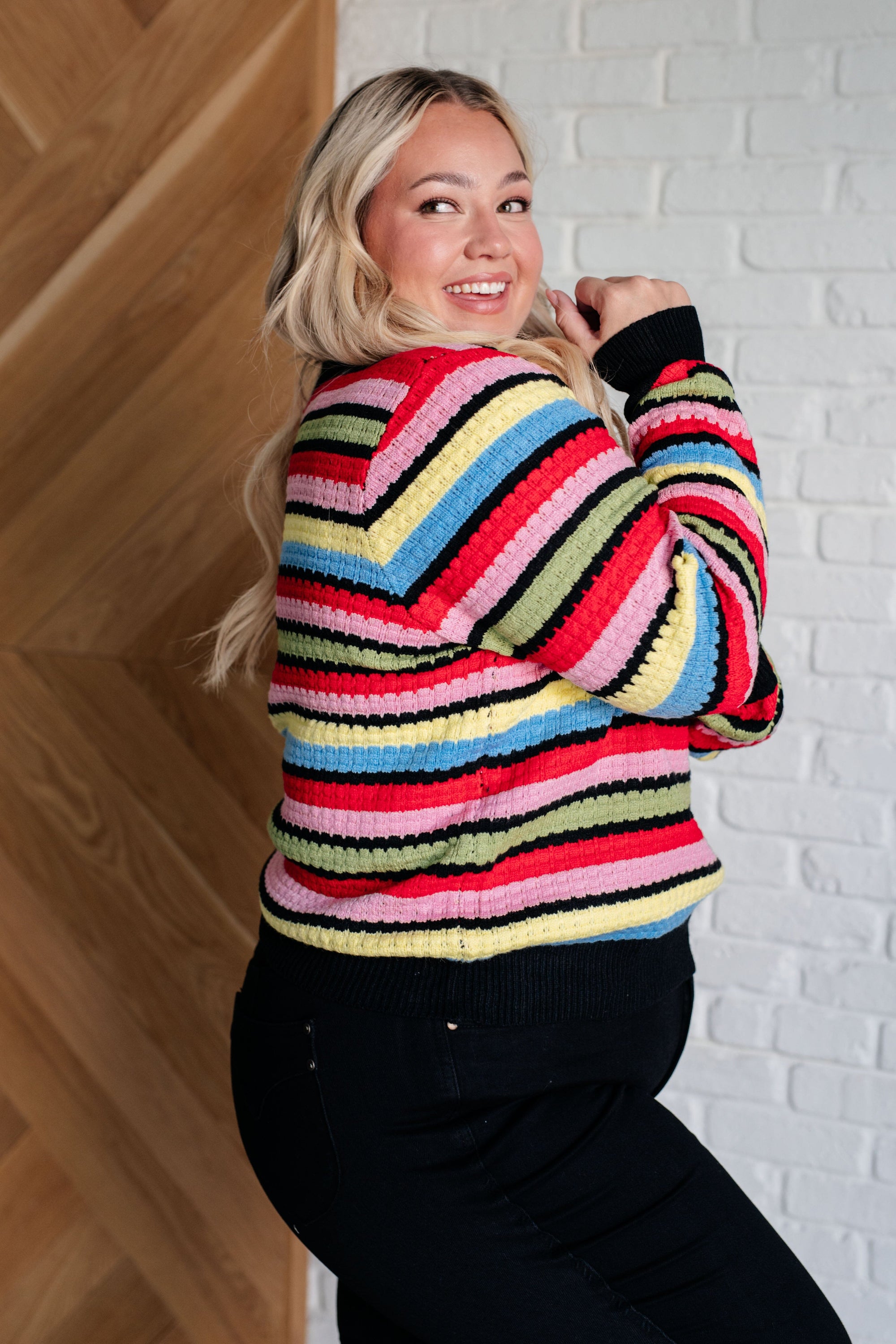 Keep Dreaming Striped Sweater Tops Ave Shops 