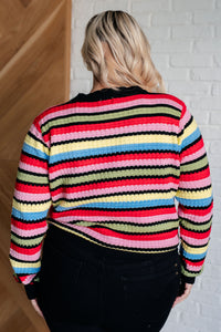Keep Dreaming Striped Sweater Tops Ave Shops 