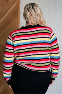 Keep Dreaming Striped Sweater Tops Ave Shops 