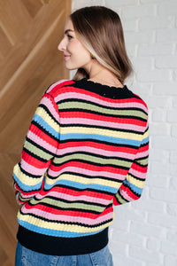 Keep Dreaming Striped Sweater Tops Ave Shops 