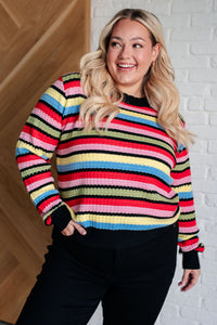 Keep Dreaming Striped Sweater Tops Ave Shops 
