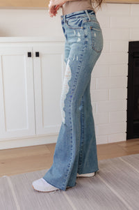 Kiana High Rise Heavy Destroy Flare Womens Ave Shops 