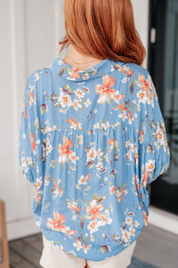 Lanikai Floral Button Down Tops Ave Shops 