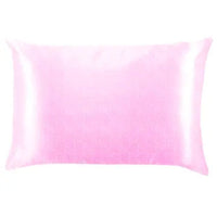 Lemon Lavender Printed Silky Satin Pillowcase Accessories Lemon Lavender Pink 