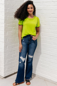 Lemons and Limes Contrast Top Tops Ave Shops 