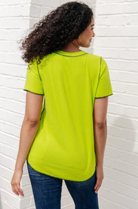 Lemons and Limes Contrast Top Tops Ave Shops 