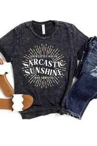 Little Ray of Sarcastic Sunshine Shirt, Funny Graphic Tee Shirts & Tops Mugsby 