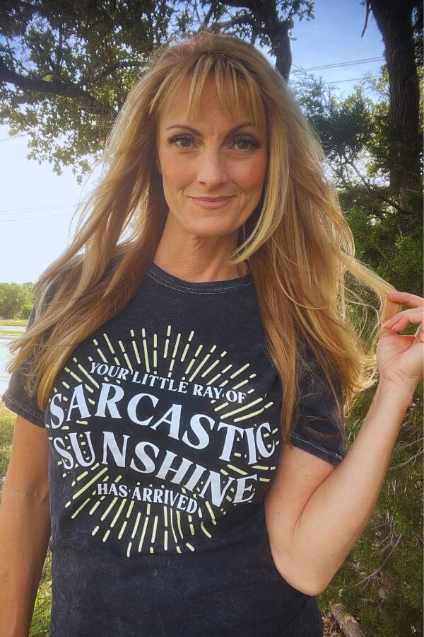 Little Ray of Sarcastic Sunshine Shirt, Funny Graphic Tee Shirts & Tops Mugsby 