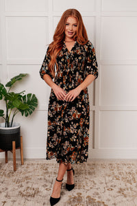 Look My Way Smocked Bodice Button Down Dress Dresses Ave Shops 