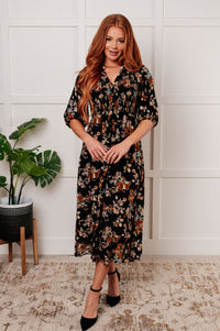 Look My Way Smocked Bodice Button Down Dress Dresses Ave Shops 