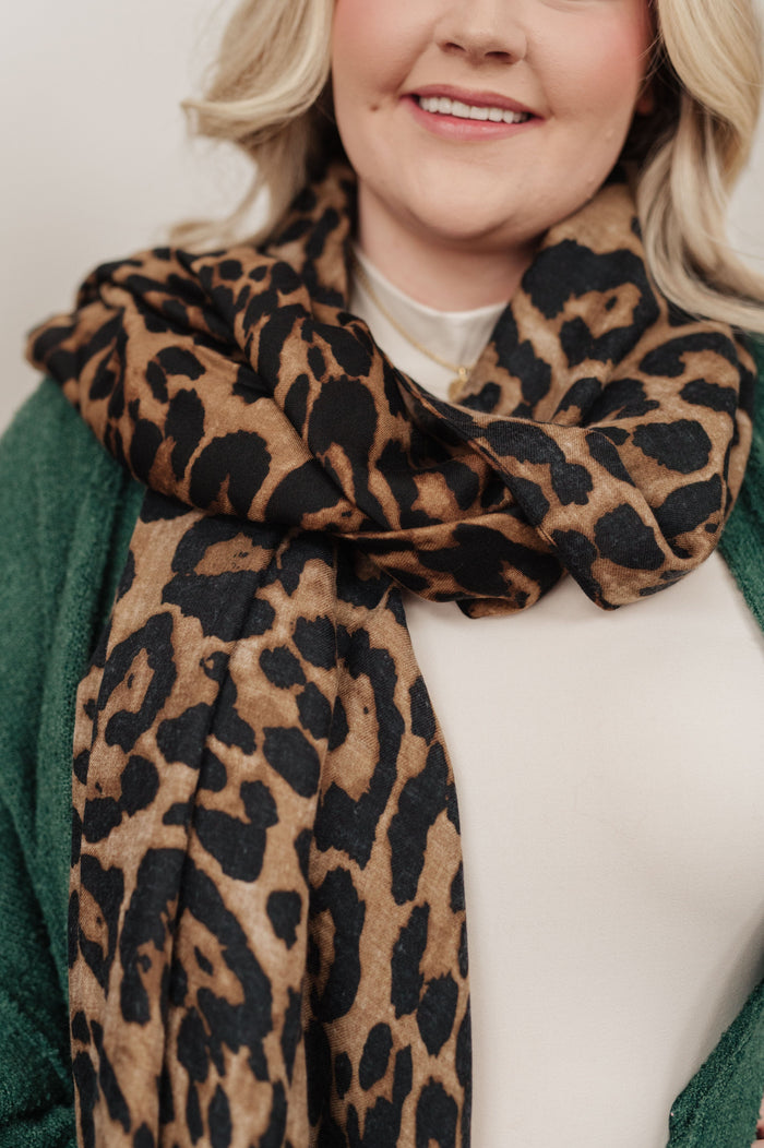 Lovely Leopard Scarf Womens Ave Shops 