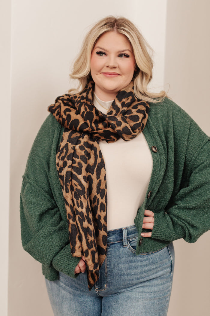 Lovely Leopard Scarf Womens Ave Shops 