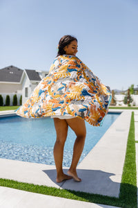 Luxury Beach Towel in Bird Of Paradise Home & Decor Ave Shops 