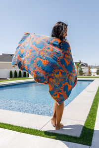 Luxury Beach Towel in Bird Of Paradise Home & Decor Ave Shops 