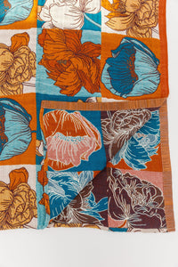 Luxury Beach Towel in Block Floral Home & Decor Ave Shops 