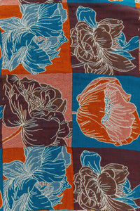 Luxury Beach Towel in Block Floral Home & Decor Ave Shops 