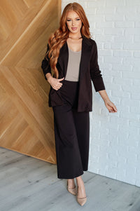 Magic 3/4 Blazer in Chocolate Layers Ave Shops 