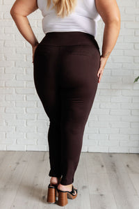 Magic Skinny 28" Pants in Chocolate Bottoms Ave Shops 
