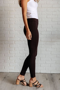 Magic Skinny 28" Pants in Chocolate Bottoms Ave Shops 
