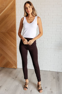 Magic Skinny 28" Pants in Chocolate Bottoms Ave Shops 