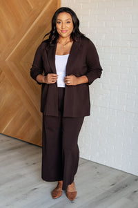 Magic Wide Leg Crop Pants in Chocolate Bottoms Ave Shops 