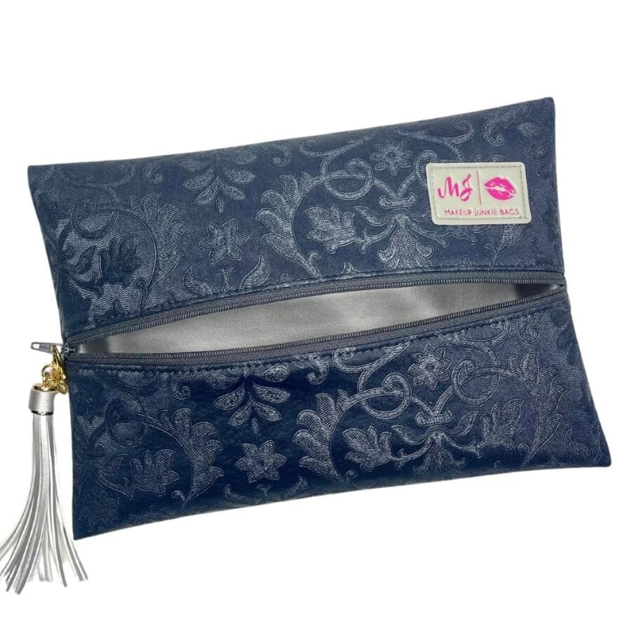 Makeup Junkie Romance Navy makeup bag Makeup Junkie 