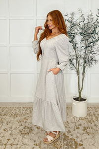 Maple Dress Greige Vineyard Womens Ave Shops 