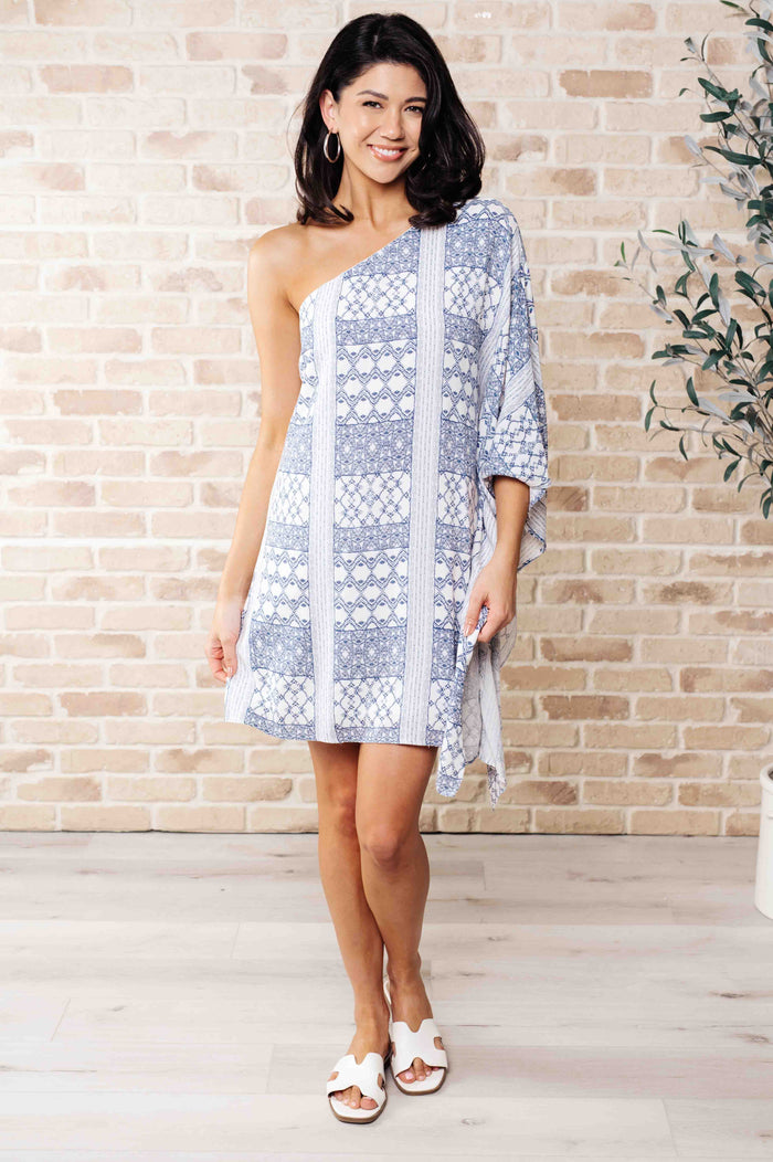 Marjorie One Shoulder Dress Dresses Ave Shops 