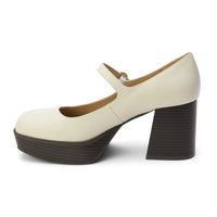 Matilda Platform Heel in Bone Heel Ave Shops 