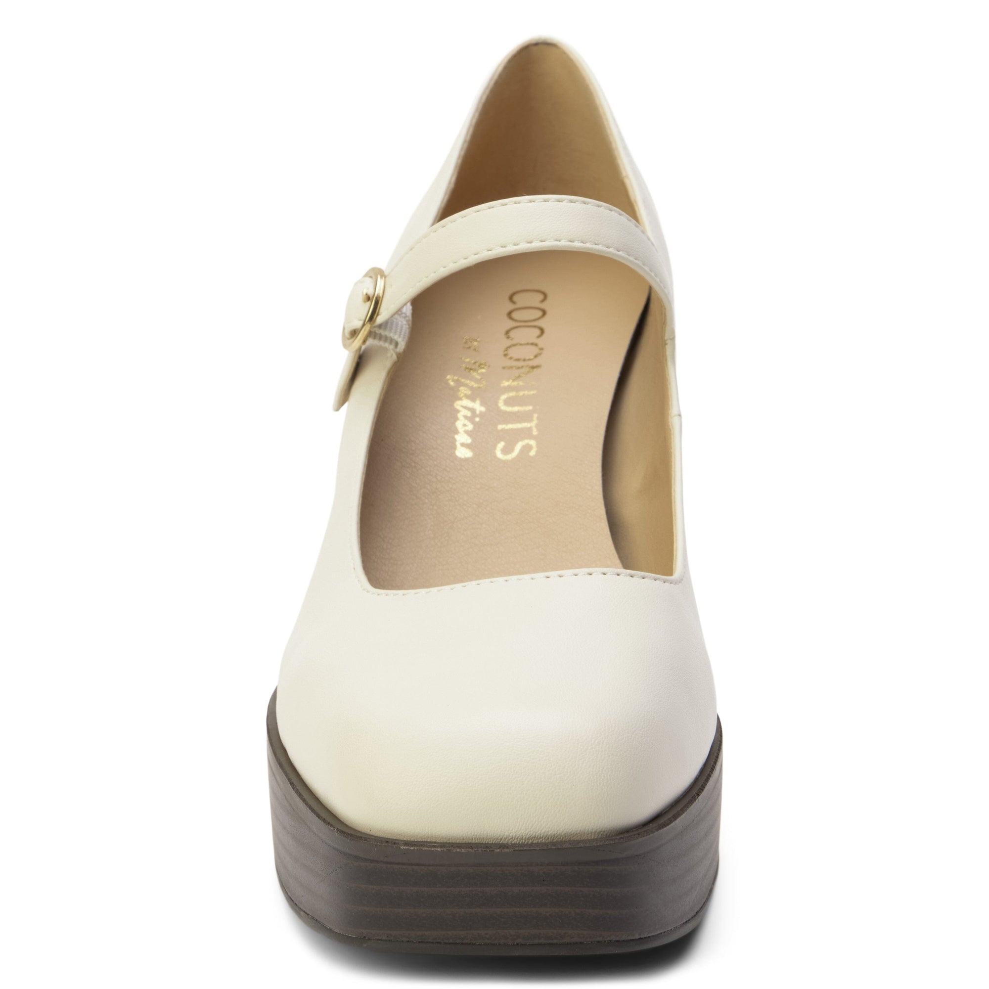 Matilda Platform Heel in Bone Heel Ave Shops 