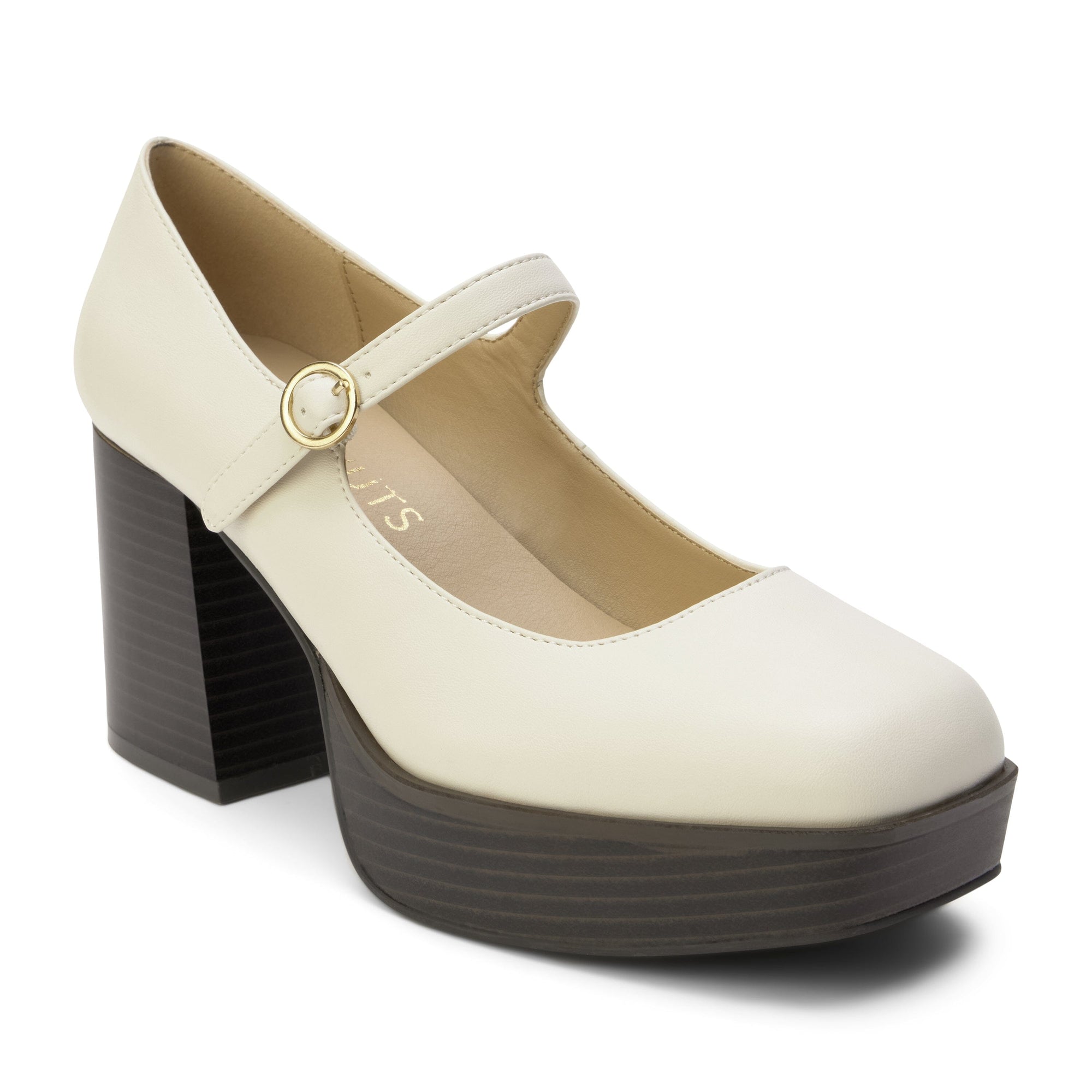Matilda Platform Heel in Bone Heel Ave Shops 