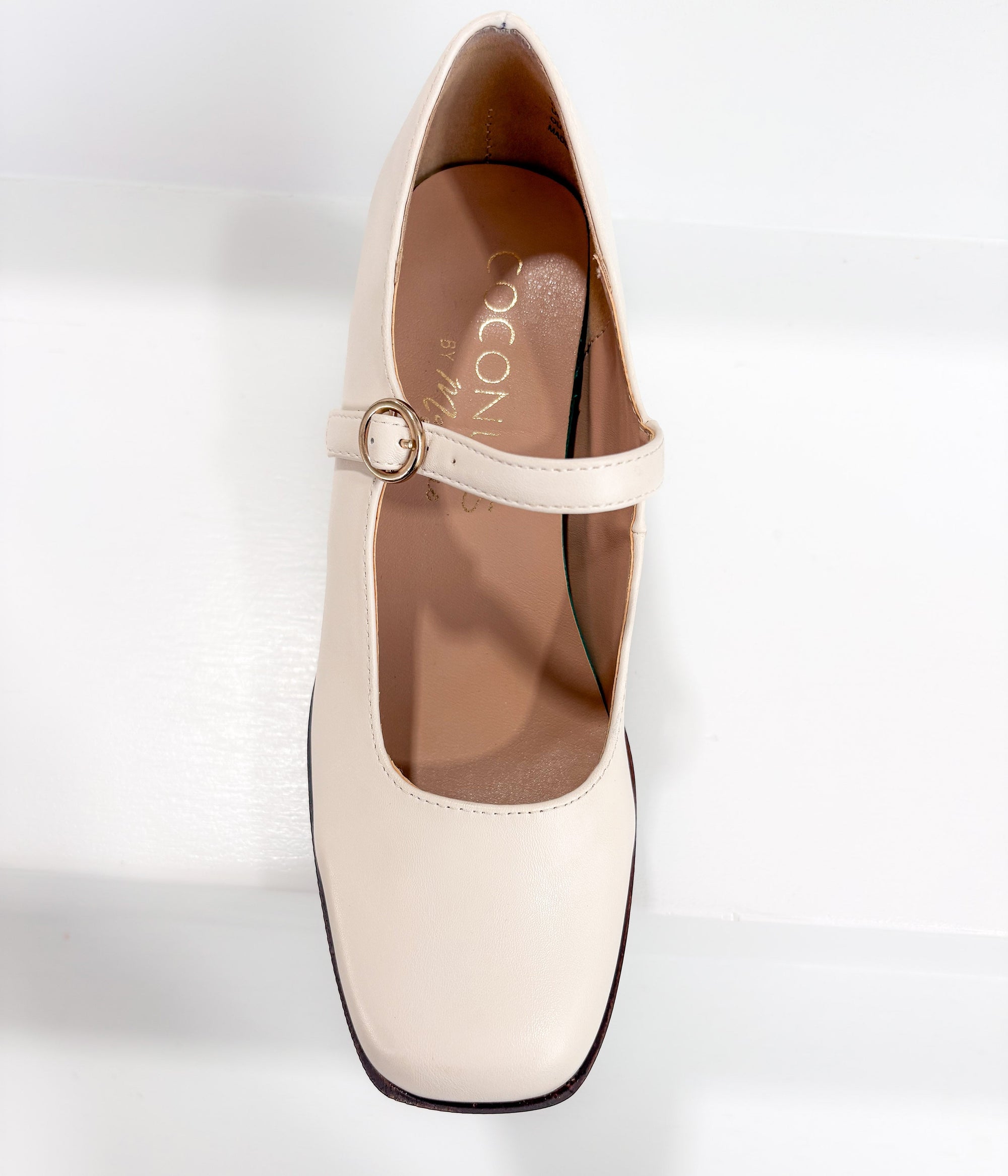 Matilda Platform Heel in Bone