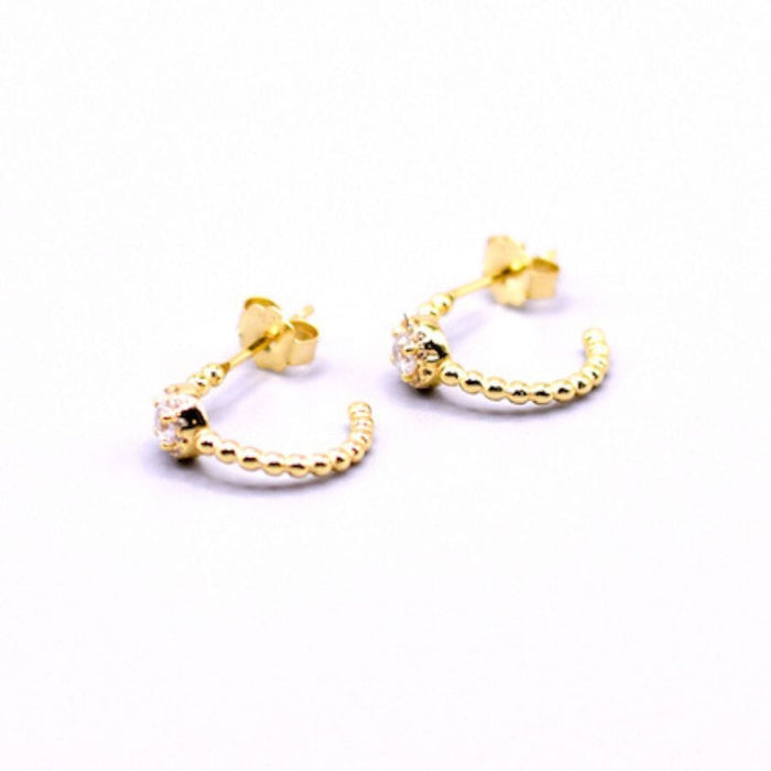 Meghan Browne 18K Trina Gold Earrings Earrings Meghan Browne 