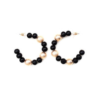 Meghan Browne Savana Black Earrings Earrings Meghan Browne 