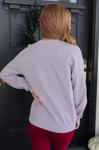 Merry Christmas Sweatshirt in Grey Womens Ave Shops 