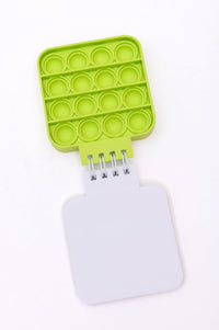 Mini Pop It Notebook in Green Womens Ave Shops 