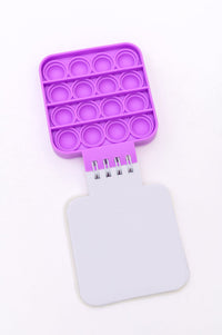 Mini Pop It Notebook in Purple Womens Ave Shops 