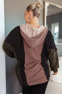 Mixed Emotions Color Block Hoodie Womens Ave Shops 