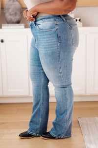 Monroe High Rise Classic Bootcut Jeans Womens Ave Shops 