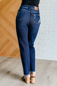 Montana High Rise Rigid Magic Distressed Straight Jeans Denim Ave Shops 