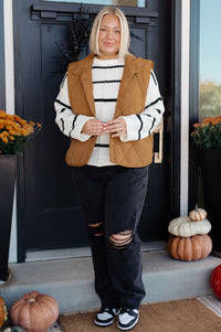 More or Less Striped Sweater Womens Ave Shops 