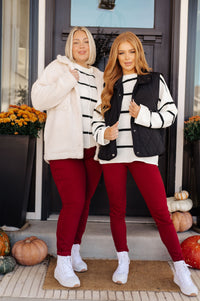 More or Less Striped Sweater Womens Ave Shops 