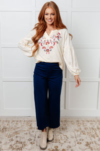 More Than You Would Think Embroidered Blouse Blouses Ave Shops 