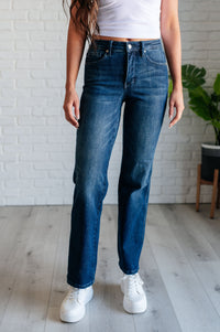 Muriel Mid Rise Control Top Classic Straight Jeans Womens Ave Shops 