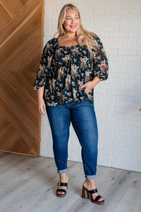 New Beginnings Square Neck Blouse Blouses Ave Shops 