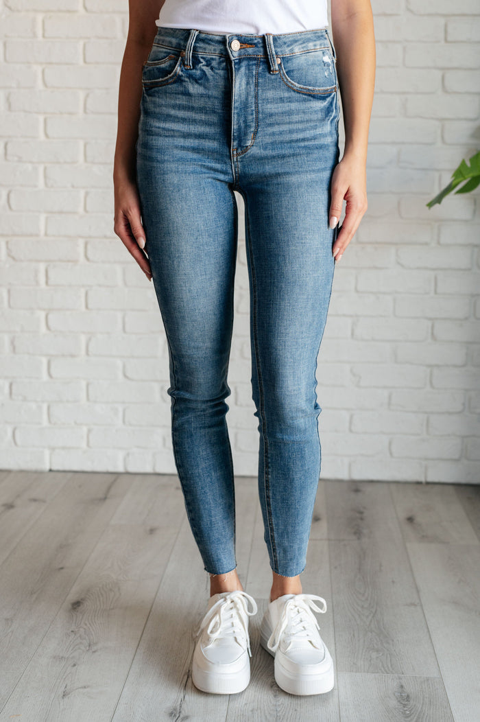 Nicole Tummy Control Skinny Jeans in Vintage Wash Denim Ave Shops 