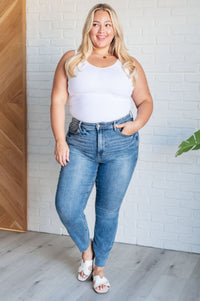 Nicole Tummy Control Skinny Jeans in Vintage Wash Denim Ave Shops 