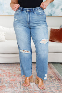 Nora High Rise Rigid Magic Destroy Slim Straight Jeans Womens Ave Shops 