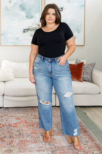 Nora High Rise Rigid Magic Destroy Slim Straight Jeans Womens Ave Shops 